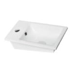 CeraStyle 071000-U Rectangle White Ceramic Drop In Sink