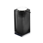 Gedy 7381-85 Soap Dispenser, Black, Square, Counter