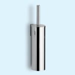 Gedy 2433-03-13 Toilet Brush Holder, Cylindric, Chrome, Wall Mounted