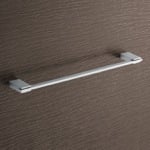 Gedy 3821-45-13 Towel Bar, Square, 18 Inch, Polished Chrome