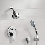 Remer SFH06 Chrome Shower System with Multi Function Shower Head and Hand Shower