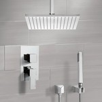 Remer SFH6507 Shower System with Ceiling 12 Inch Rain Shower Head and Hand Shower