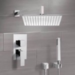 Remer SFH6509 Shower System with 12 Inch Rain Shower Head and Hand Shower