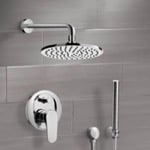 Remer SFH6538 Shower System with 8 Inch Rain Shower Head and Hand Shower