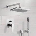 Remer SFH6545 Shower System with 9.5 Inch Rain Shower Head and Hand Shower
