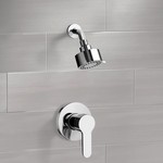 Remer SS07 Chrome Shower Faucet Set with Multi Function Shower Head
