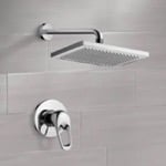 Remer SS1118 Shower Faucet Set with 9.5 Inch Rain Shower Head