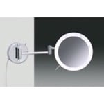 Windisch 99650/2/D Lighted Makeup Mirror, Lighted, Wall Mounted