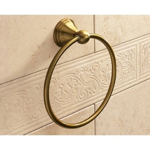 Classic-Style Bronze Towel Ring Gedy 7570-44