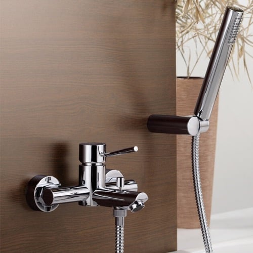 Wall Mount Tub Faucet with Hand Shower Remer N02