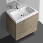 ACF ANS32-Larch Canapa Wall Mount Bathroom Vanity, Modern, 23