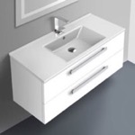 ACF DA06 Modern Bathroom Vanity, Wall Mount, 38 Inch