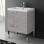 ACF ANS30 Small Bathroom Vanity, Free Standing, 24 Inch