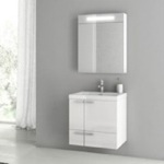 ACF ANS157 Modern Wall Mounted Bathroom Vanity, 23