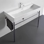 CeraStyle 037500-U-CON Modern Console Sink, 40 Inch