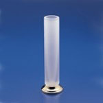 Windisch 61130MD Tall Frosted Glass Bathroom Vase