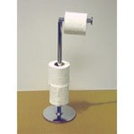 Toilet Paper Holder, Windisch 89223-CR, Floor Standing Spare Toilet Roll Holder