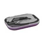 Gedy 1451-32 Lilac and Chrome Rectangle Soap Dish