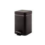 Gedy 2209-19 Square Wenge Waste Bin With Pedal