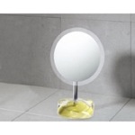 Gedy 4607-68 Countertop Magnifying Mirror, 2.5x, Avocado Green
