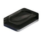 Gedy 7311-85 Black Rectangle Countertop Soap Dish