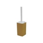 Gedy 7933-87 Contemporary Gold Finish Toilet Brush Holder