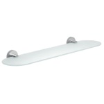 Gedy 2319-60-13 Frosted Glass Bathroom Shelf
