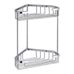 Matte Black Shower Basket, Wire Gedy 2419-14 by Nameeks