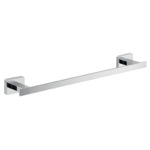 Gedy 4421-13 Towel Bar, Square, Polished Chrome