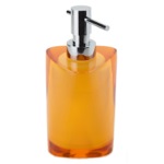 Soap Dispenser, Gedy 4681-S9, Amber Free Standing Soap Dispenser