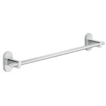 Towel Bar, Gedy 5321-45-13, 18 Inch Polished Chrome Rounded Towel Rail