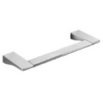Gedy 5721-30-13 Square 12 Inch Polished Chrome Towel Bar