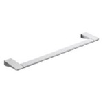 Gedy 5721-60-13 Square 24 Inch Polished Chrome Towel Bar