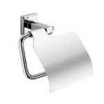 Toilet Paper Holder, Gedy 6925-13, Polished Chrome Toilet Roll Holder With Cover