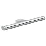 Gedy A229-13 Toilet Paper Roll Holder, Modern, Chrome, Round, Double