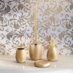 Gedy AD100-73 Silver Finish Four Piece Bathroom Accessory Set