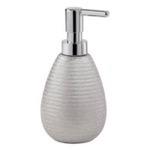 Gedy AD80-73 Silver Finish Soap Dispenser Made From Pottery