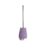 Toilet Brush, Gedy FO33-79, Free Standing Round Toilet Brush in Lilac Finish