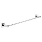 Gedy 2821-60-13 Bathroom Towel Bar, Wall Mounted, 25 Inch, Chromed