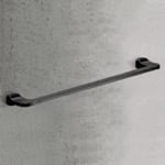 Gedy ST21-60-14 Towel Bar, 24 Inch, Modern, Matte Black