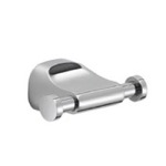 Gedy ST26-13 Double Bathroom Hook, Modern, Polished Chrome