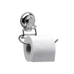Gedy HO24 Toilet Paper Holder With Suction Cup Mounting and Chrome Finish