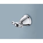 Gedy LI26-13 Double Robe Hook, Polished Chrome