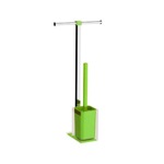 Gedy RA32-04 Steel and Resin Bathroom Butler in Green