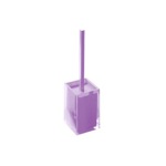 Gedy RA33-79 Free Standing Thermoplastic Resin Toilet Brush in Lilac Finish