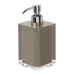Gedy RA81-52 Square Turtledove Countertop Soap Dispenser