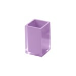 Gedy RA98-79 Square Toothbrush Tumbler in Lilac Finish