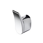 Geesa 4513-02 Bathroom Hook, Round, Wall Mounted, Chrome