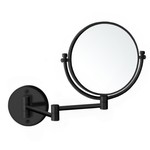Nameeks AR7707-BLK-5x Matte Black Double Sided Wall Mounted 5x Makeup Mirror