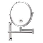 Nameeks AR7708 Round Wall Mounted Double Face 3x Shaving Mirror